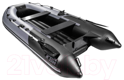 Надувная лодка Ривьера Компакт R-K-3200 НД gf/bl (графит/черный)