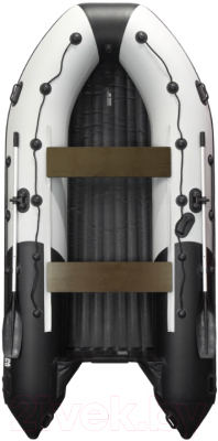 Надувная лодка Ривьера Гидролыжа R-3600 НДНД G lg/bl (светло-серый/черный)