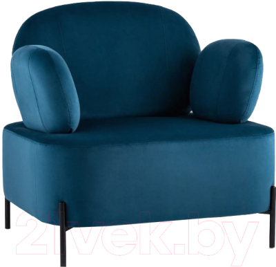 Кресло мягкое Stool Group Кэнди / vd-candy-b29 (велюр синий)
