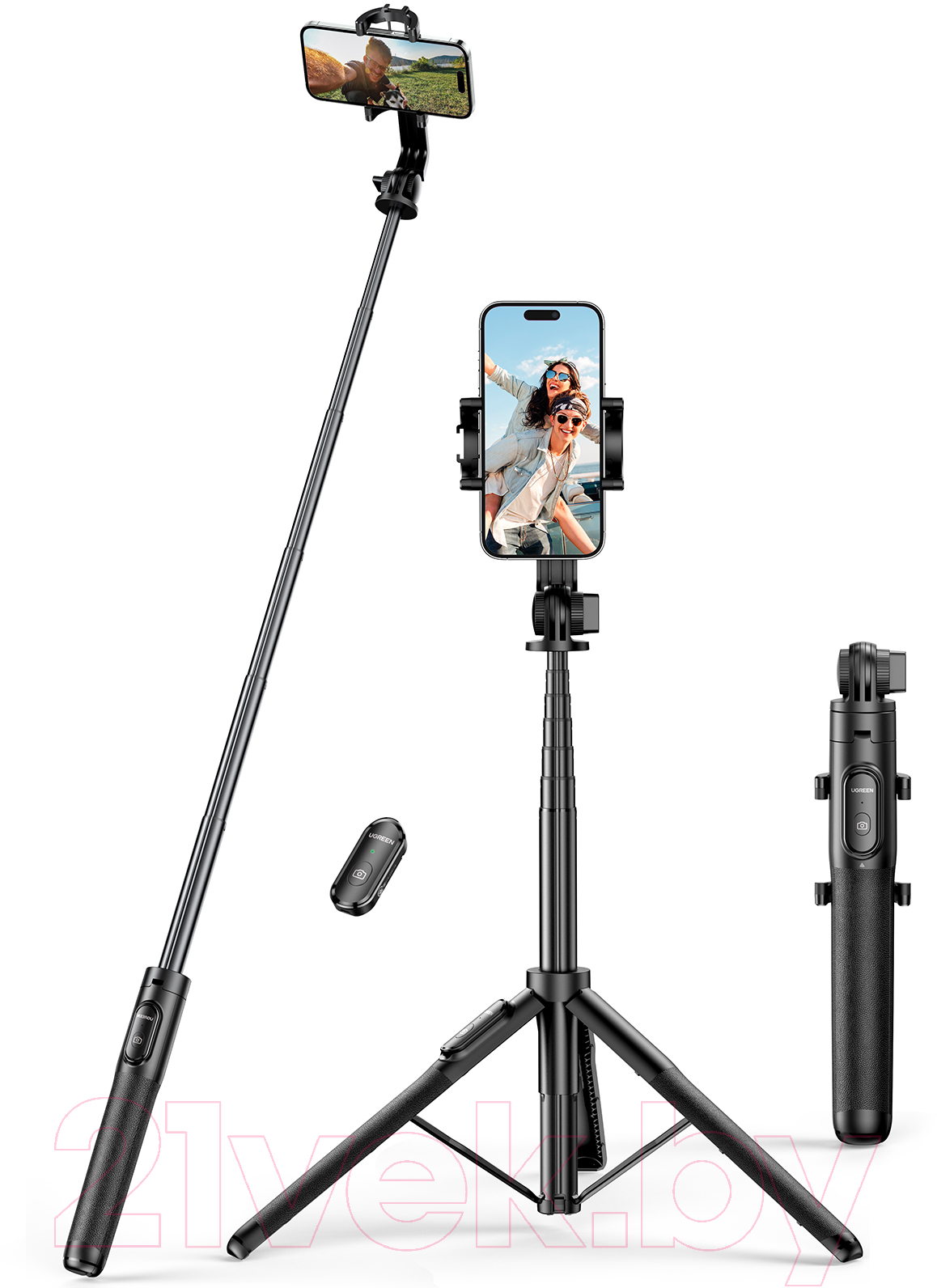 Монопод для селфи Ugreen Selfie Stick Tripod Stand LP586 / 15062