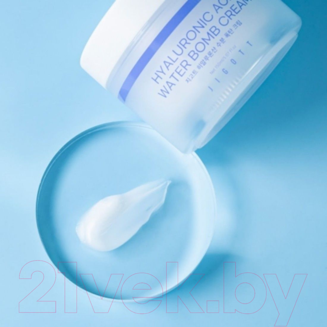 Крем для лица Jigott Hyaluronic Acid Water Bomb Cream Увлажняющий (150мл) — фото 3