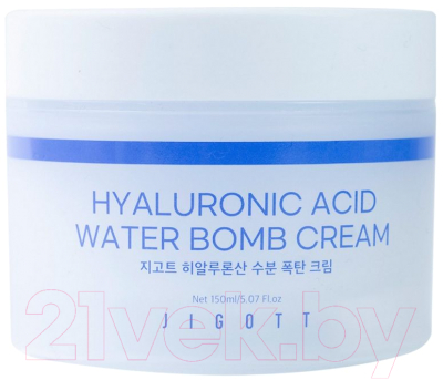 Крем для лица Jigott Hyaluronic Acid Water Bomb Cream Увлажняющий (150мл)