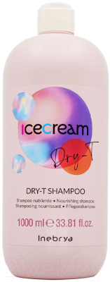 Шампунь для волос Inebrya Icecream Dry-T Питательный для сухих пористых волос (1л)