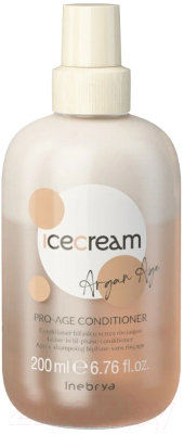 Кондиционер-спрей для волос Inebrya Icecream Argan Age Двухфазный (200мл)