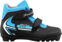 Ботинки для беговых лыж Winter Star Control Kids NNN / 9796149 (р.36, черный/синий) - 