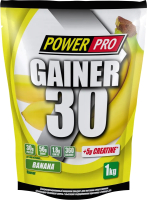Гейнер Power Pro Gainer 30 PP982129 (1кг, банан) - 