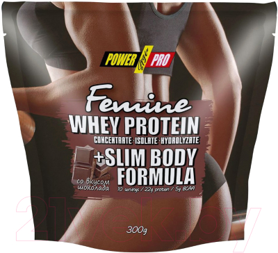 Протеин Power Pro Femine PP982117 (300г, шоколад)