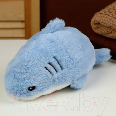 Мягкая игрушка Sima-Land Кот в костюме акулы / 9686347 (голубой)