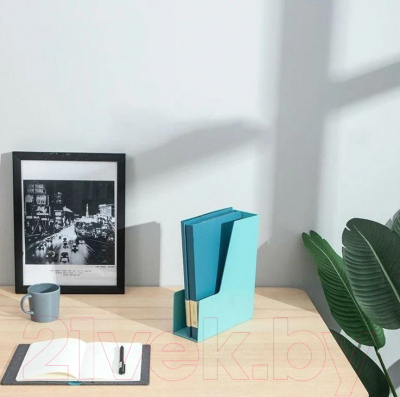 Изображение товара Лоток для бумаг Deli Nusign / NS022 (синий)