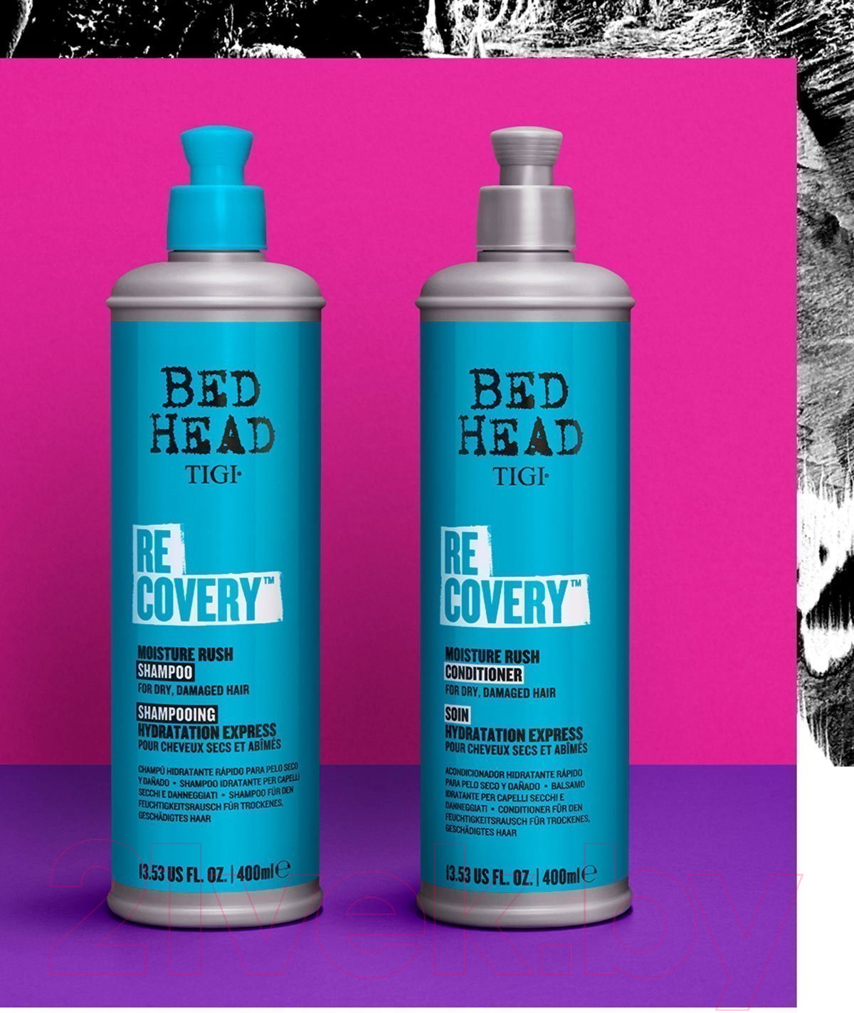 Шампунь для волос Tigi Bed Head Recovery Увлажняющий для сухих и поврежденных волос