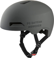 Защитный шлем Alpina Sports Haarlem Fcb / A9774-30 (р-р 57-61, кофе/серый матовый) - 