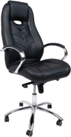 Кресло офисное AksHome Cobra (натуральная кожа черный) - 
