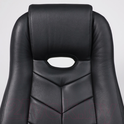Кресло офисное AksHome Cobra (натуральная кожа черный)