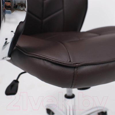 Кресло офисное AksHome Kapral Eco (коричневый)