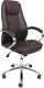 Кресло офисное AksHome Kapral Eco (коричневый) - 