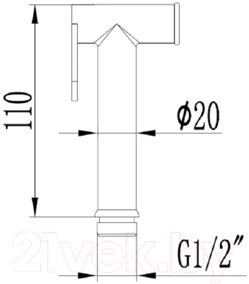 Лейка гигиенического душа Esko HSB150