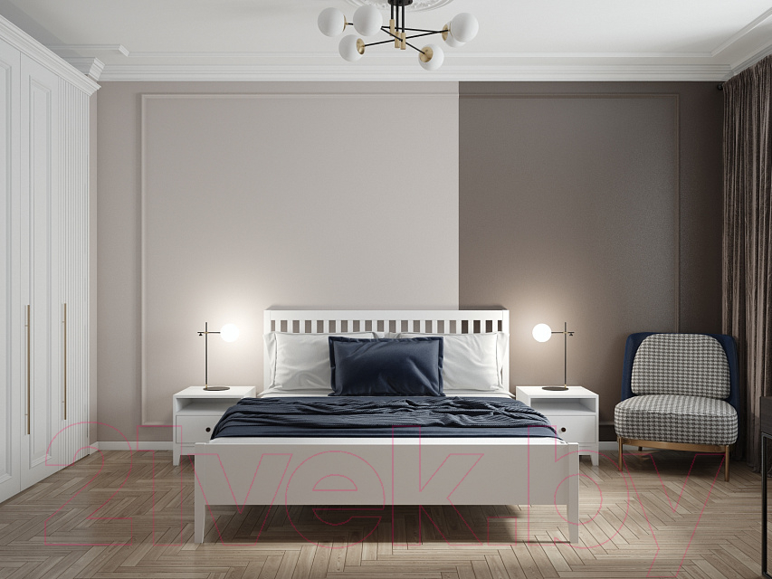 Двуспальная кровать Belux Лектум КР 160x200