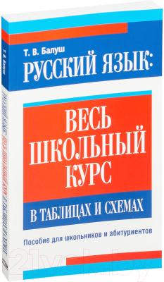 Учебное пособие Попурри Русский язык: весь школьный курс (Балуш Т.В.)