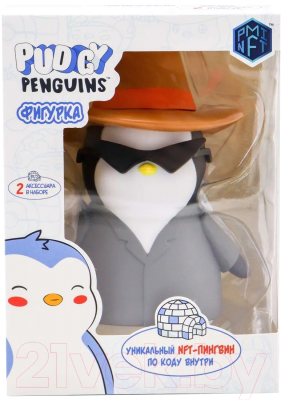 Фигурка коллекционная Pudgy Penguins В шляпе / PUP6010-A
