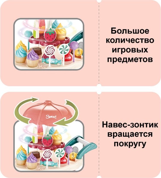 Тележка игрушечная Top Goods Сладости / 668-91