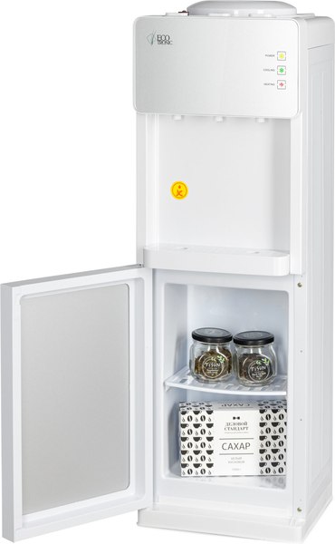 Кулер Ecotronic K23-LCE XS (шкафчик 7л, белый/серебристый)