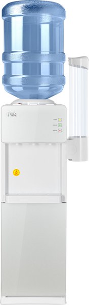 Кулер Ecotronic K23-LCE XS (шкафчик 7л, белый/серебристый)