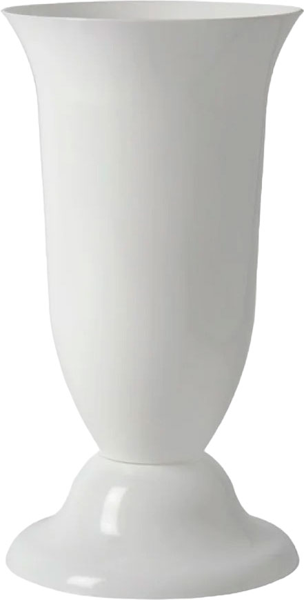 Ваза садовая Szemikowie Flakon №5 / SZ-059 (белый)