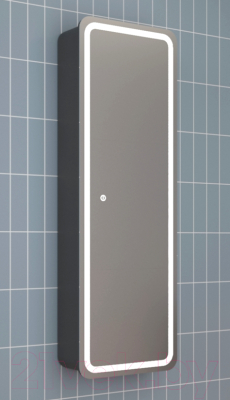 Шкаф с зеркалом для ванной Style Line Лайт Бокс 03 45x18x120