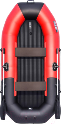 Надувная лодка Таймень T-N-270 НД (красный/черный)