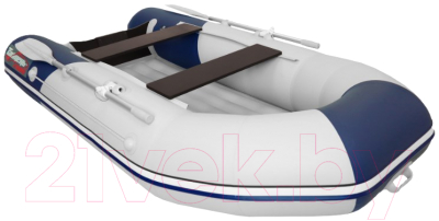 Надувная лодка Таймень T-NX-2800 НДНД (светло-серый/синий)