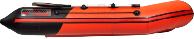 Надувная лодка Таймень T-NX-2800 НДНД (красный/черный)