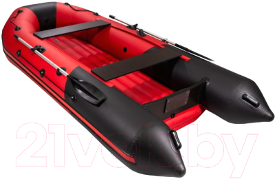 Надувная лодка Таймень T-NX-2900 НДНД (красный/черный)