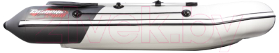 Надувная лодка Таймень T-NX-2900 НДНД (светло-серый/графит)