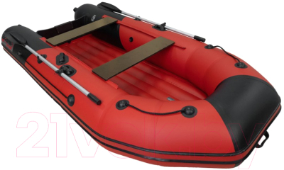 Надувная лодка Таймень T-NX-3200 НДНД (красный/черный)