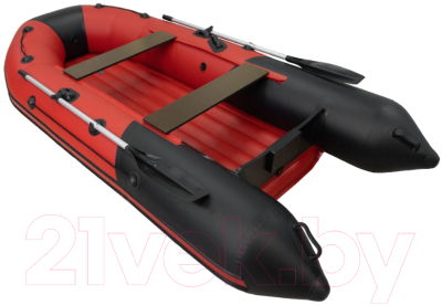 Надувная лодка Таймень T-NX-3200 НДНД (красный/черный)