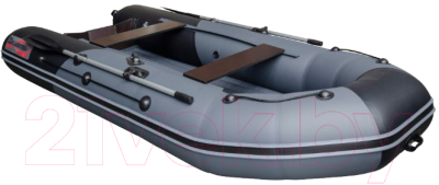 Надувная лодка Таймень T-NX-3400 НДНД (графит/черный)