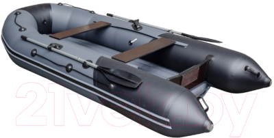 Надувная лодка Таймень T-NX-3400 НДНД (графит/черный)