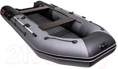 Надувная лодка Таймень T-NX-4000 НДНД (графит/черный)