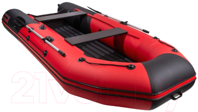 Надувная лодка Таймень T-NX-4000 НДНД (красный/черный)