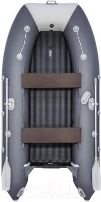 Надувная лодка Таймень T-LX-3400 НДНД (графит/светло-серый)