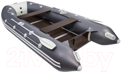 Надувная лодка Таймень T-LX-3600 СК (графит/светло-серый)