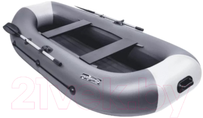 Надувная лодка Таймень T- V-290 НД (графит/светло-серый)