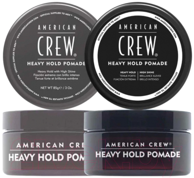 Помада для укладки волос American Crew Heavy Hold Pomade Сильной фиксации (85г)