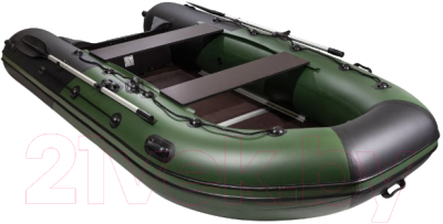 Надувная лодка Ривьера Максима R-M-3400 СК gr/bl (зеленый/черный)