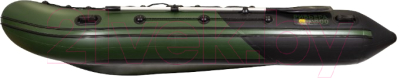 Надувная лодка Ривьера Максима R-M-3400 СК gr/bl (зеленый/черный)