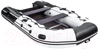 Надувная лодка Ривьера Максима R-M-3400 СК bl/wt (черный/белый)