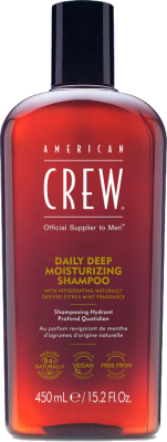 Шампунь для волос American Crew Daily Moisturizing Shampoo для ежедневного ухода (450мл)