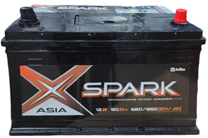 Автомобильный аккумулятор SPARK Asia 680/850A EN/JIS R+ / SPAA90-3-R (90 А/ч)