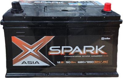 

Автомобильный аккумулятор, Asia 680/850A EN/JIS R+ / SPAA90-3-R
