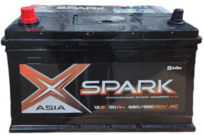Автомобильный аккумулятор SPARK Asia 680/850A EN/JIS R+ / SPAA90-3-R (90 А/ч)